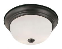Trans Globe 13717 ROB - 2LT FLUSH-SML-WHITE FROST GLAS